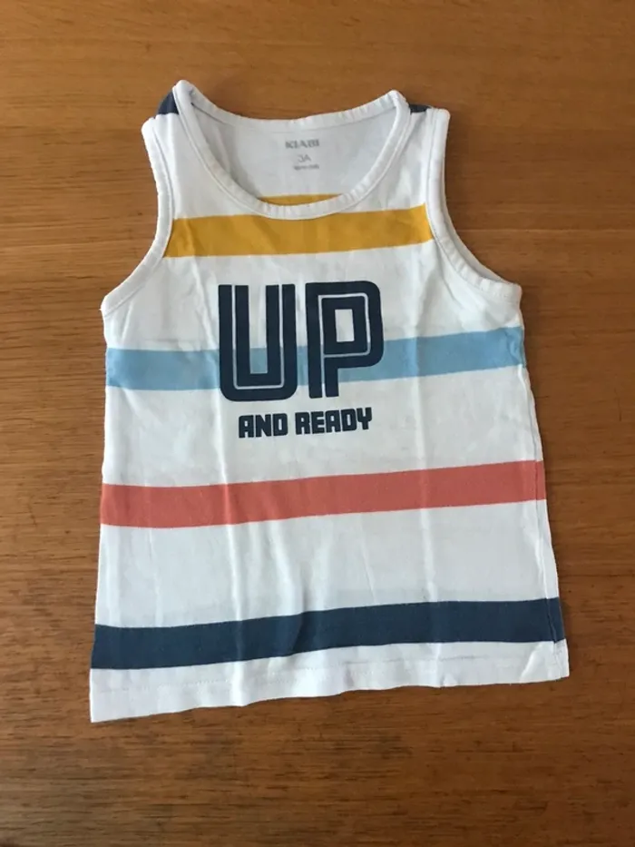 Lot 4 t-shirt sans manche 3 ans - photo numéro 2