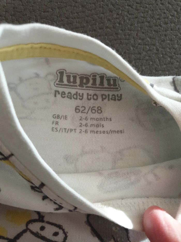 2 tee-shirt manches longues 6 mois - photo numéro 4