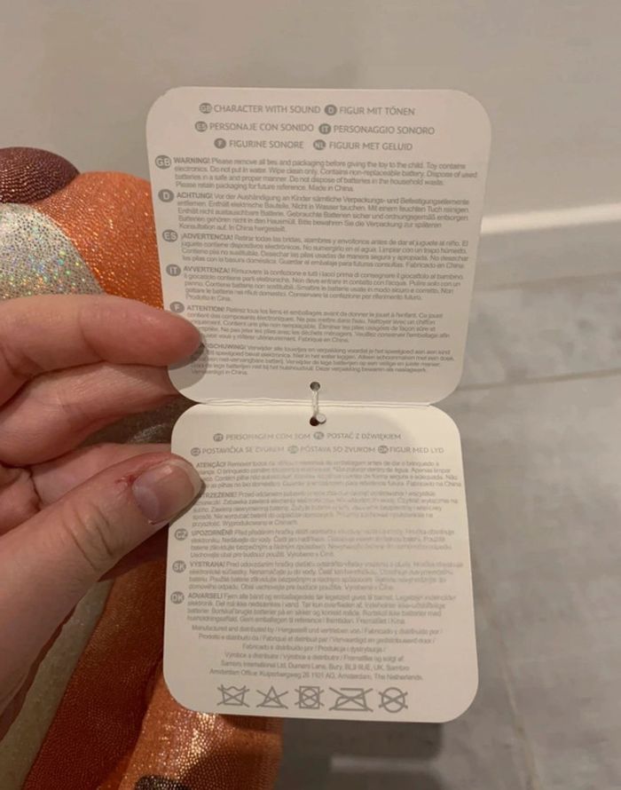 Peluche Disney Tigrou sonore 100 ans. Neuve - photo numéro 6