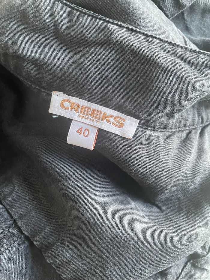 Veste Creeks grise en denim - photo numéro 8