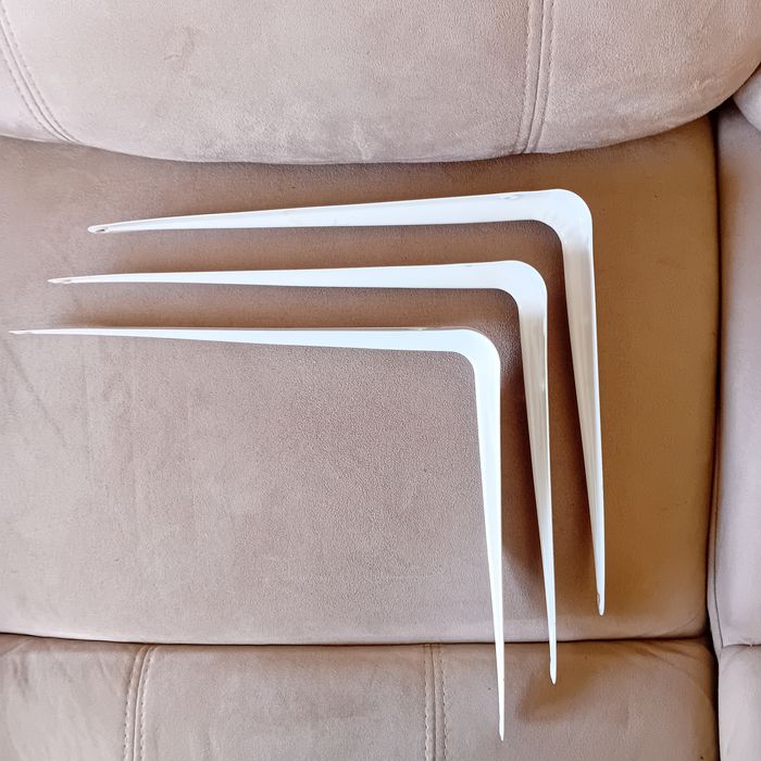 Faby27800 Equerres d'angle x 3 - 300 x 250 mm - couleur : blanc - photo numéro 3
