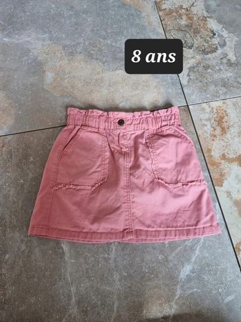 Jupe paperbag 8 ans