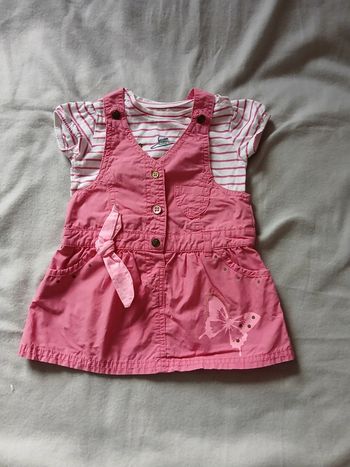 Ensemble robe été/haut manches courtes 12 mois