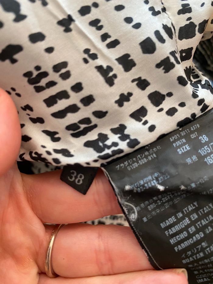 Robe sans manches en coton et lin Prada taille 38 IT (34 FR) - photo numéro 5