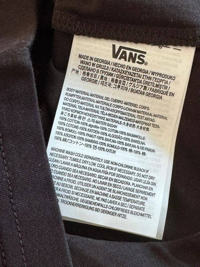 Tee shirt vans noir taille M 10-12 ans neuf avec étiquette - photo numéro 9