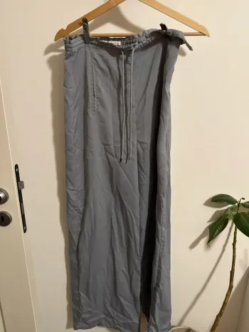 Pantalon large bleu