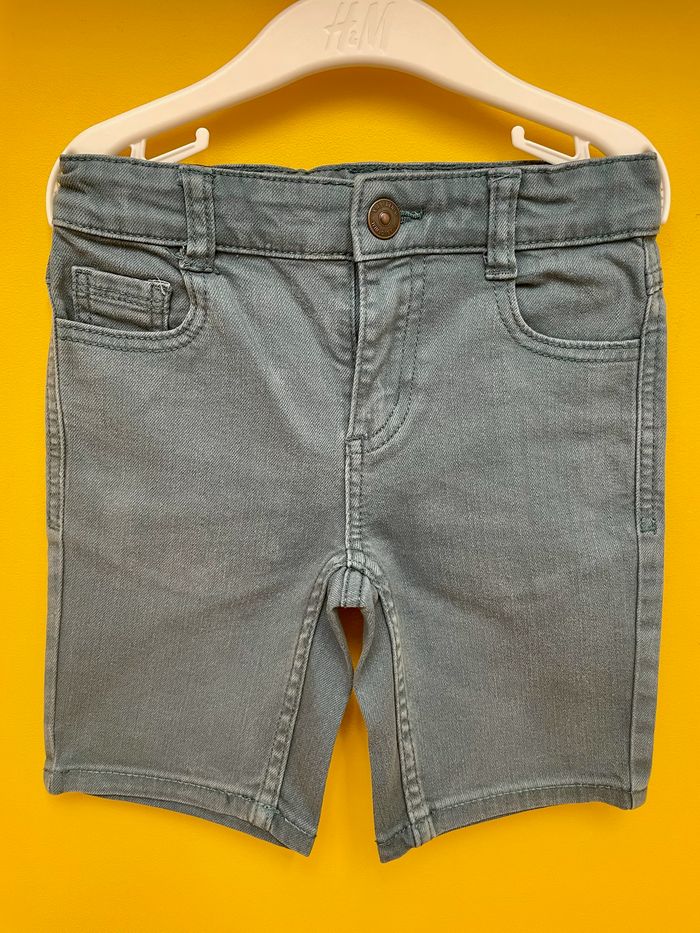 Short bermuda en jean garçon bleu canard Kiabi 5 ans - photo numéro 2