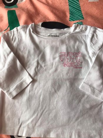 T-shirt manches longues 3 mois