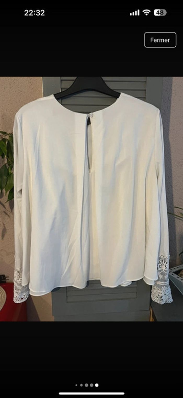 tunique fluide avec broderie et dentelle - photo numéro 6