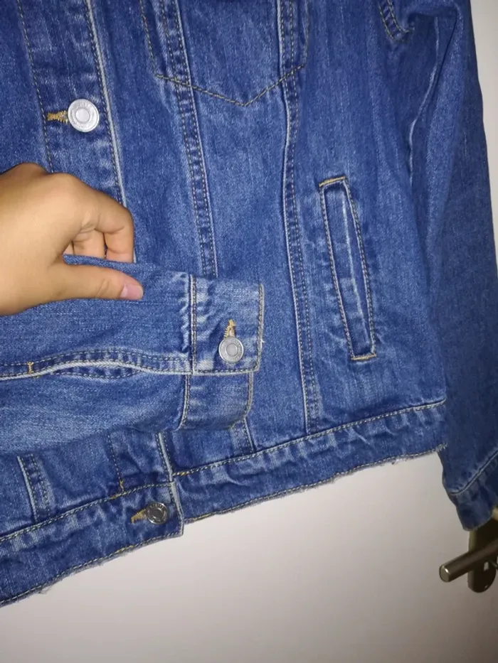 Veste en jean bleu, Jennifer, taille M - photo numéro 4