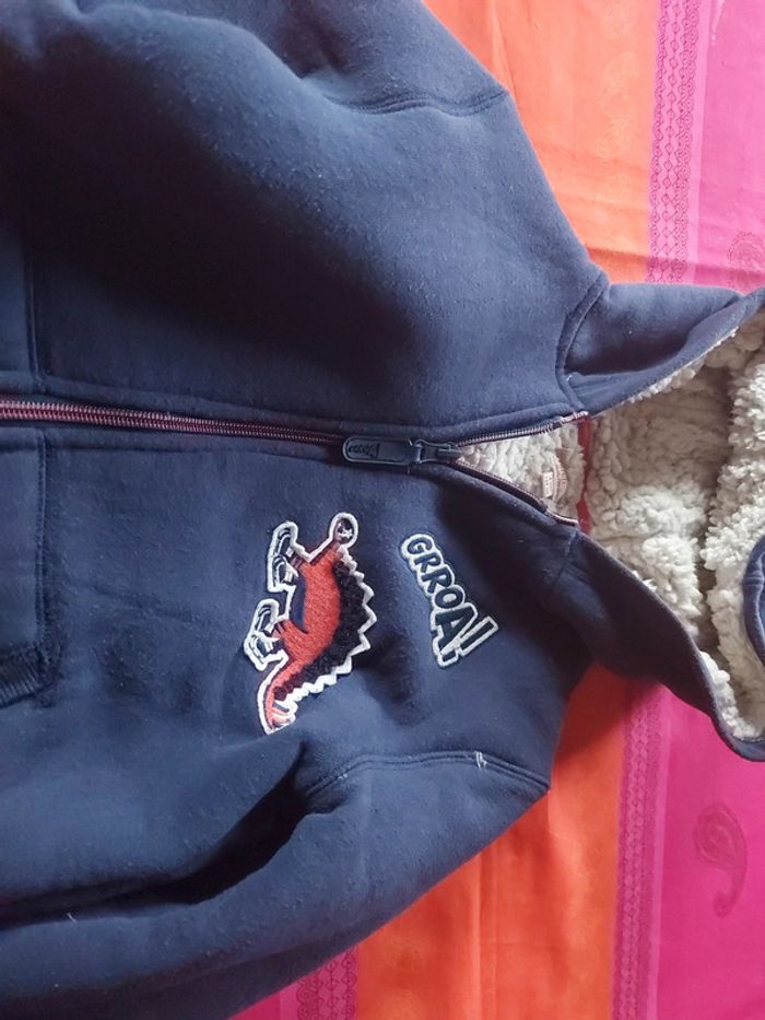 Sweat zippé doublé DPAM - photo numéro 3