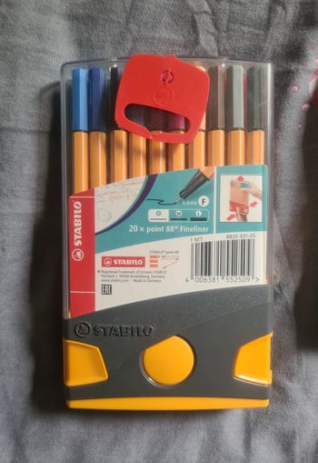 Pochette de 20 stylos-feutres Point 88 NEUFS