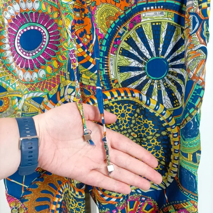 Pantalon fluide coloré imprimé mandala Daphnea Taille S A391 - photo numéro 8