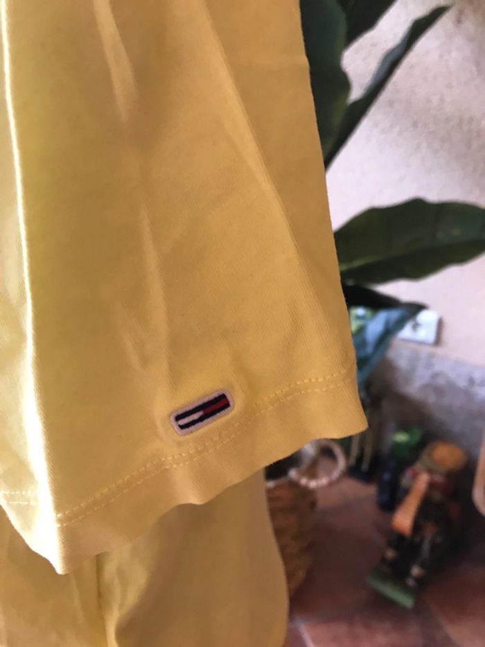 Tommy jeans t shirt taille xs neuf jaune - photo numéro 4
