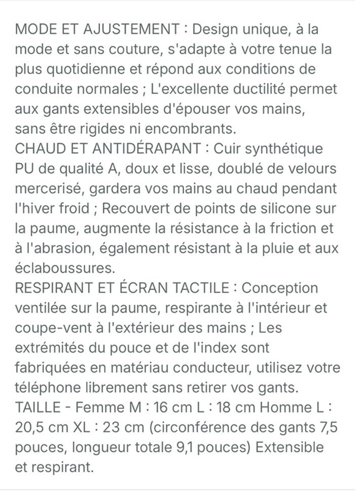 Gants femme - photo numéro 6