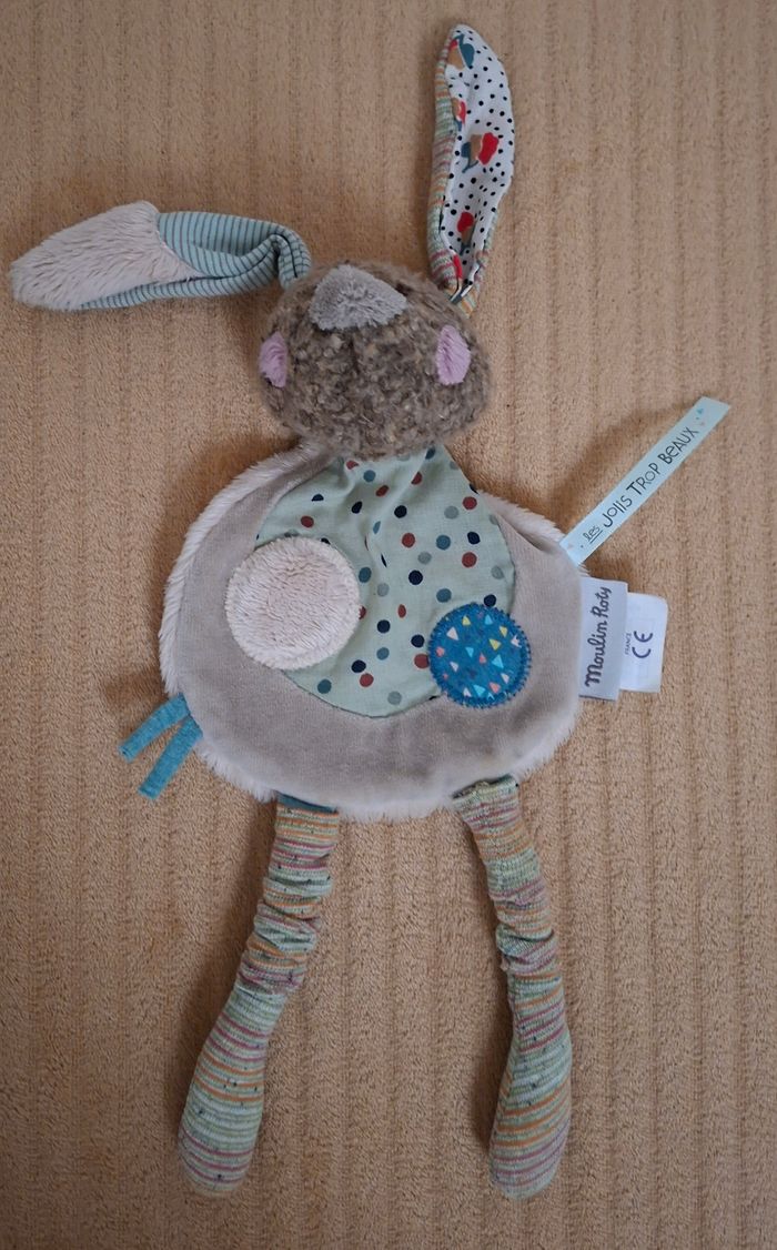 Doudou Lapin Moulin Roty