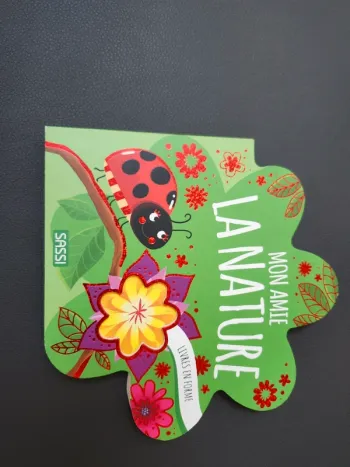 Livre bébé mon amie la nature sassi livre en formes
