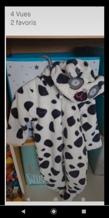 Pyjama combi pilou pilou 3 mois