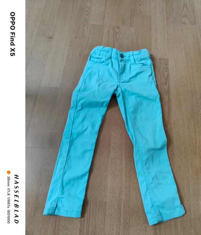 Pantalon vert slim