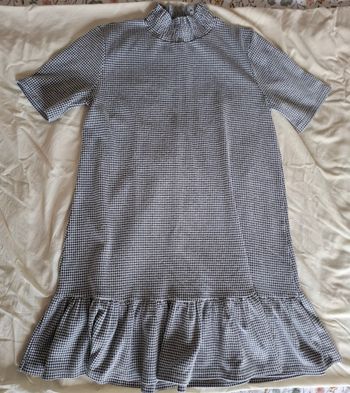 Robe Vichy noire et blanche