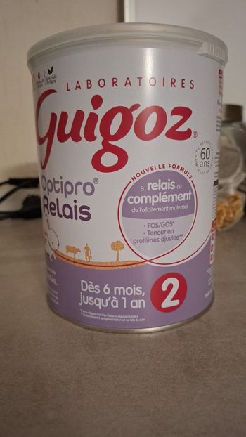 Guigoz optipro relais 2 6 mois a 1 an