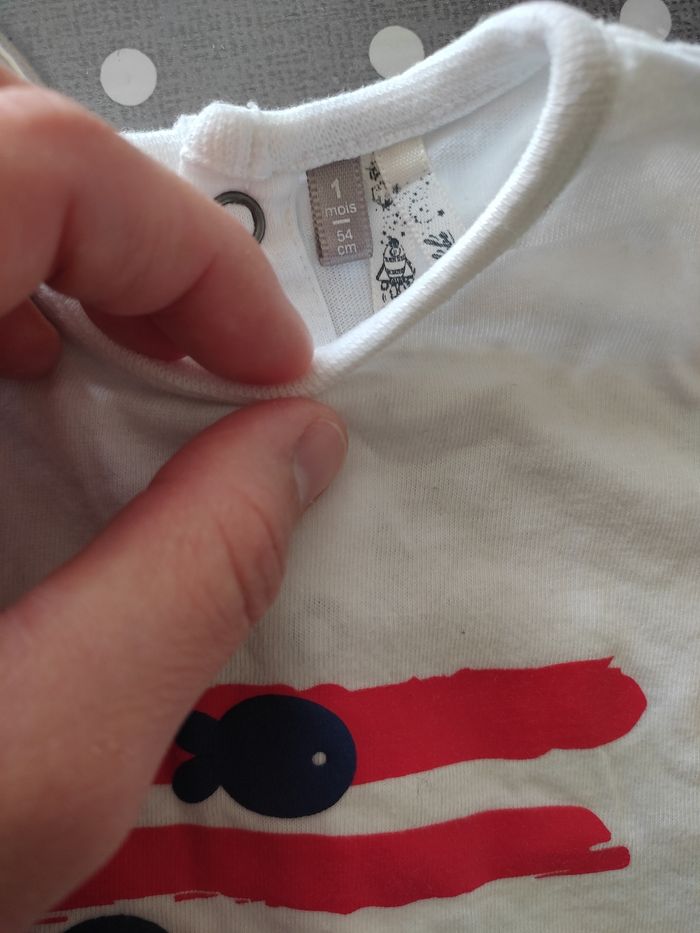 Tee-shirt 1 mois - photo numéro 3