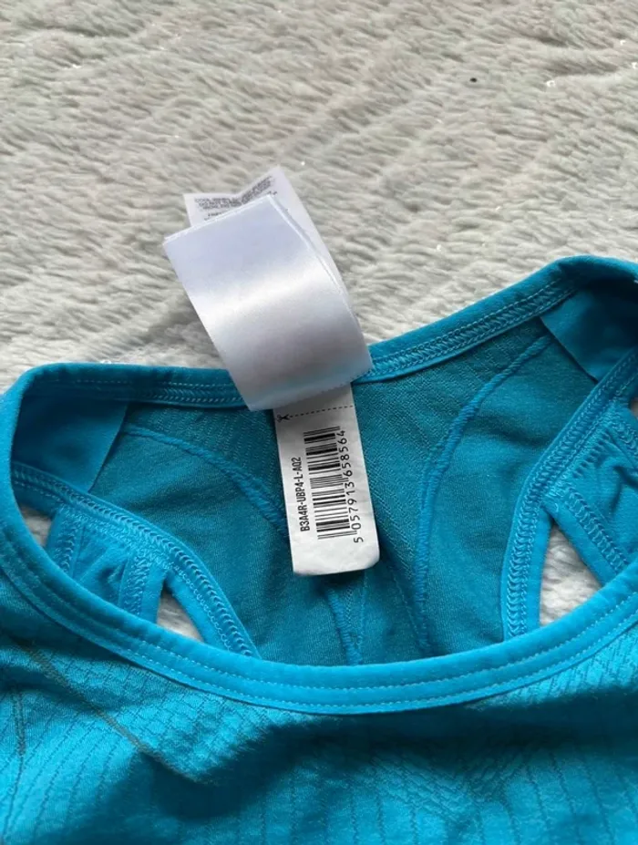 Ensemble Gymshark Apex Seamless Femme Bleu – Brassière L + Legging M – Comme Neuf – Valeur 102€ - photo numéro 6