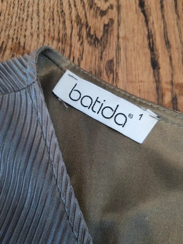 Jolie Robe Batida taille 1 (fr 36) noir/kaki - photo numéro 9