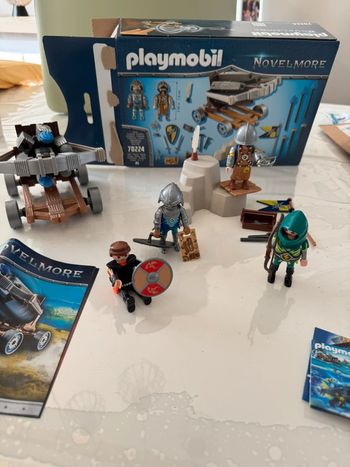 Chevaliers et catapulte Playmobil novelmore