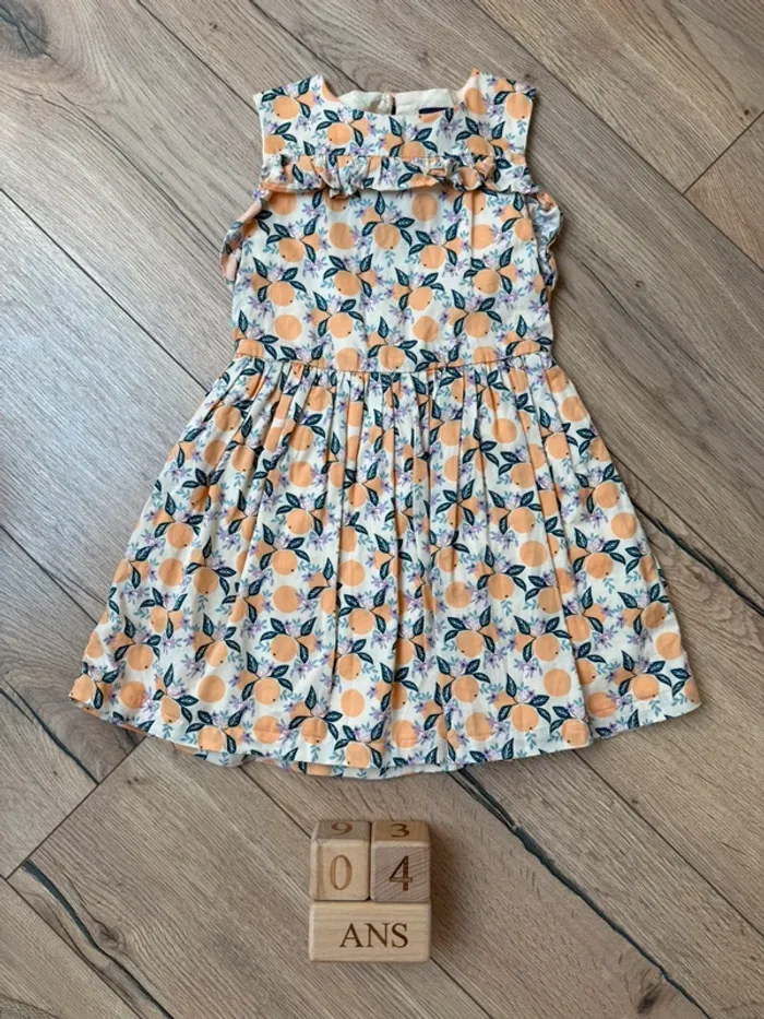 Magnifique robe Sergent Major thème pêche 🍑 - taille 4 ans