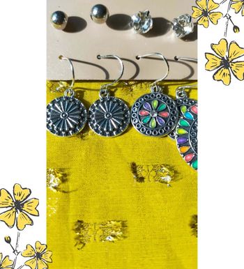 Lot de 6 paires de boucles d’oreilles – Ethnique, chic & quotidien