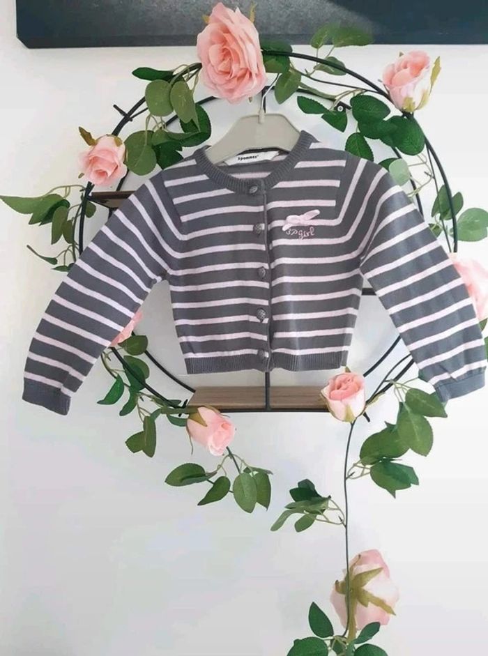 Adorable ensemble robe et gilet 18 mois - photo numéro 3