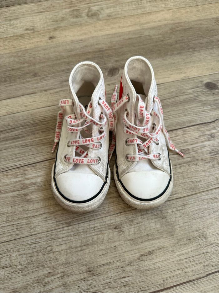 Converse all star cœur taille 24 - photo numéro 7