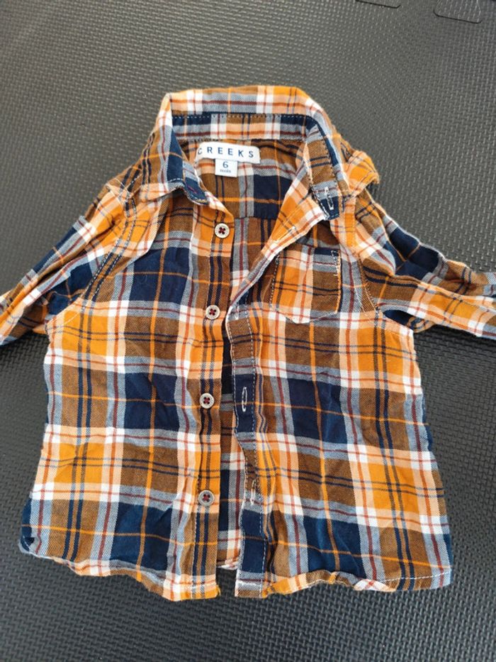 Ensemble 6 mois jeans chemise et tee shirt - photo numéro 13