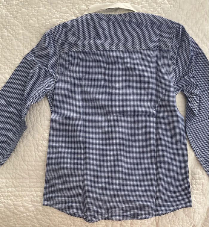 Chemise vichy bleu cérémonie Best Way 8 ans - photo numéro 6