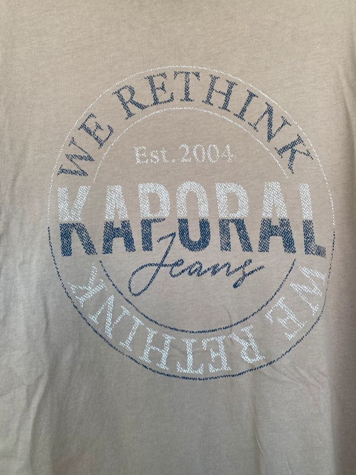 TEE shirt kaporal beige - photo numéro 3