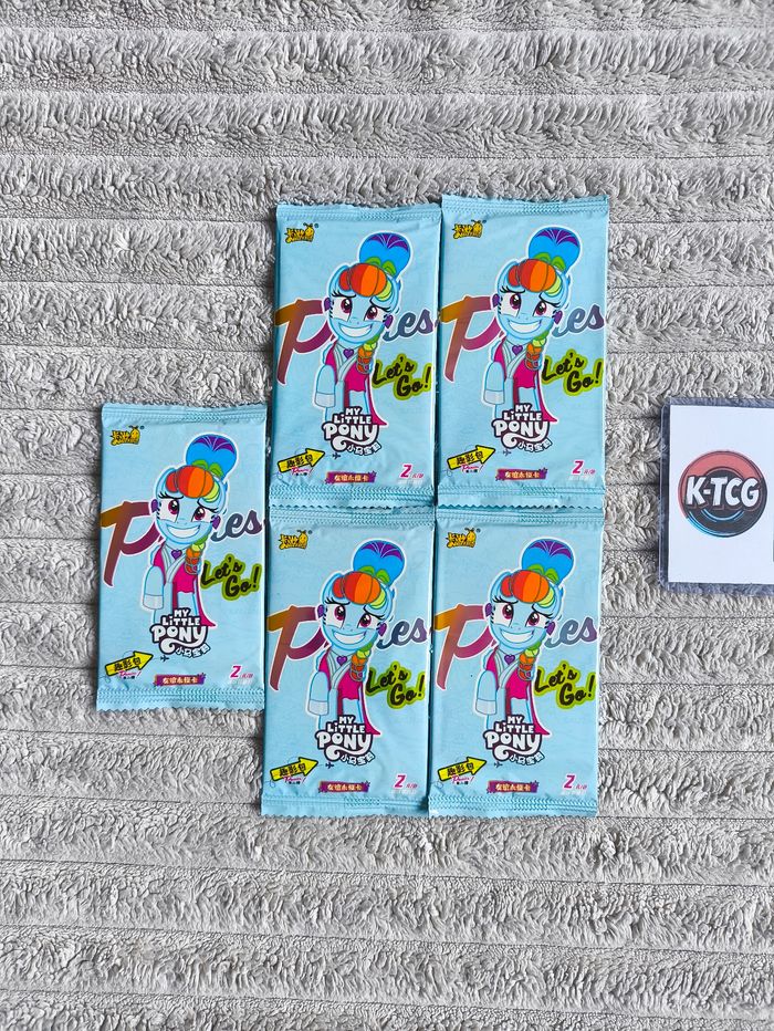 5 boosters My Little Pony Kayou – cartes à collectionner - photo numéro 1