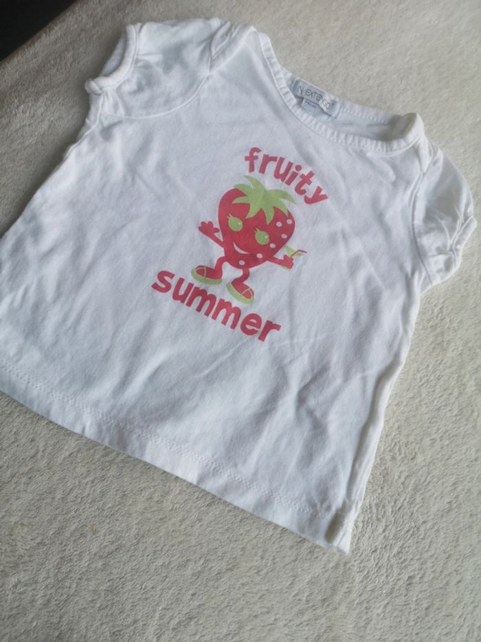 Lot 9 tee shirt manches courtes 9 mois - photo numéro 7