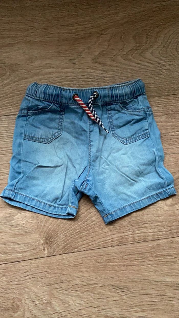 Short en jeans