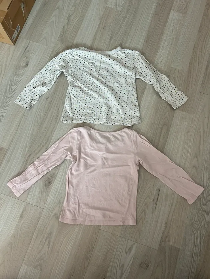 Lot 2 tee shirt manche longue - photo numéro 2