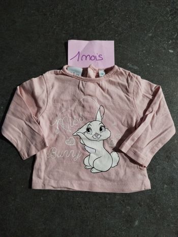 T-shirt Miss Bunny 1 mois