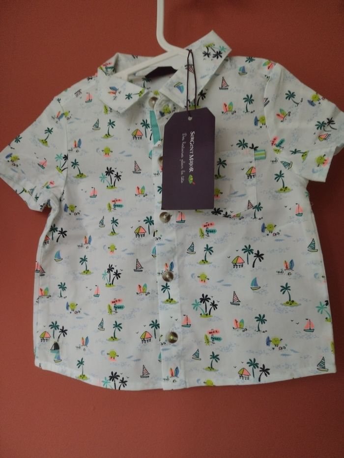 Chemise neuve bébé garçon Sergent Major 12 mois - photo numéro 3