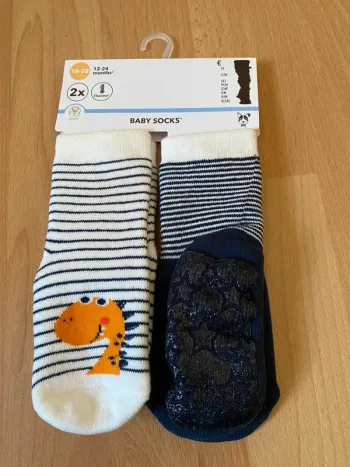 Lot de 2 paires de chaussettes anti dérapantes DopoDopo Taille 18-22