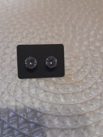 Paire de boucle d oreille acier inoxydable