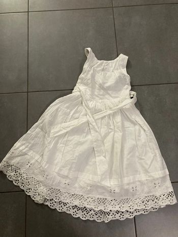 Vertbaudet robe fête cérémonie baptême mariage enfant fille 6 ans