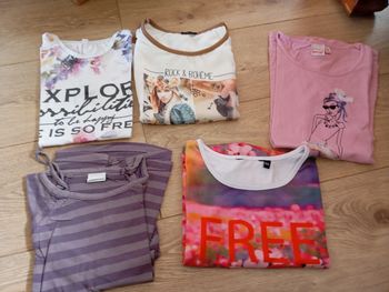 Lot tee shirt été fille 10 and