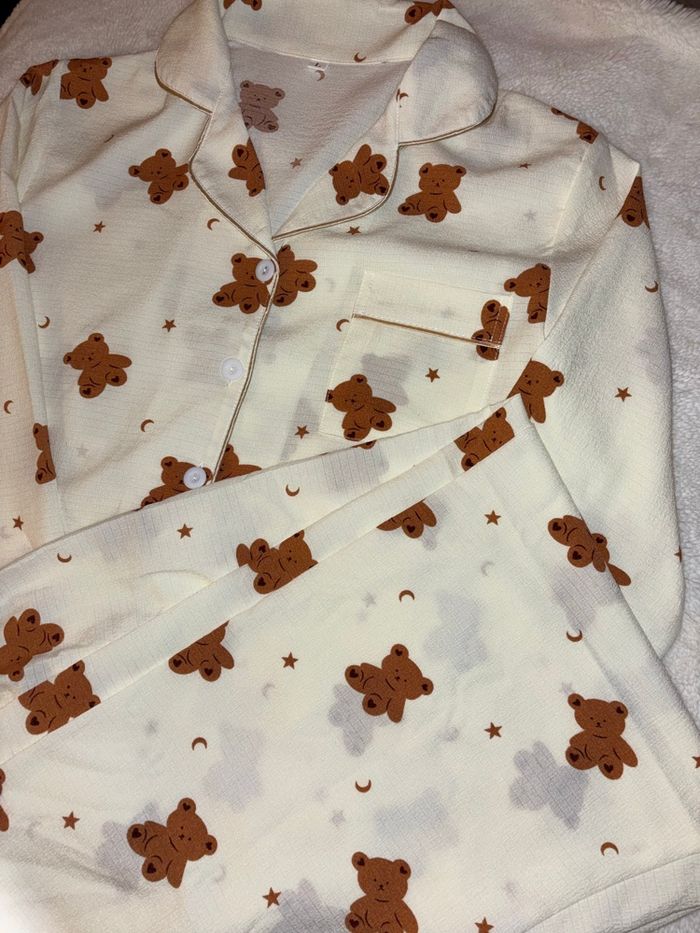 🧸Pyjama Oursons Doux & Confortable - Taille L (38/40) - Neuf - photo numéro 4