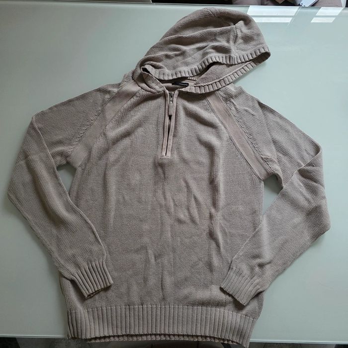 Sweet zippé capuche beige gris - photo numéro 2