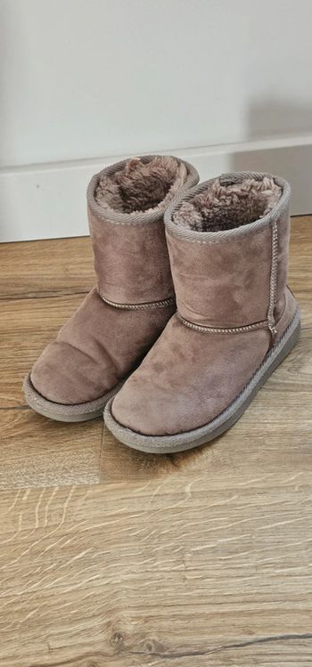 Boots fourrés fille 29 marron