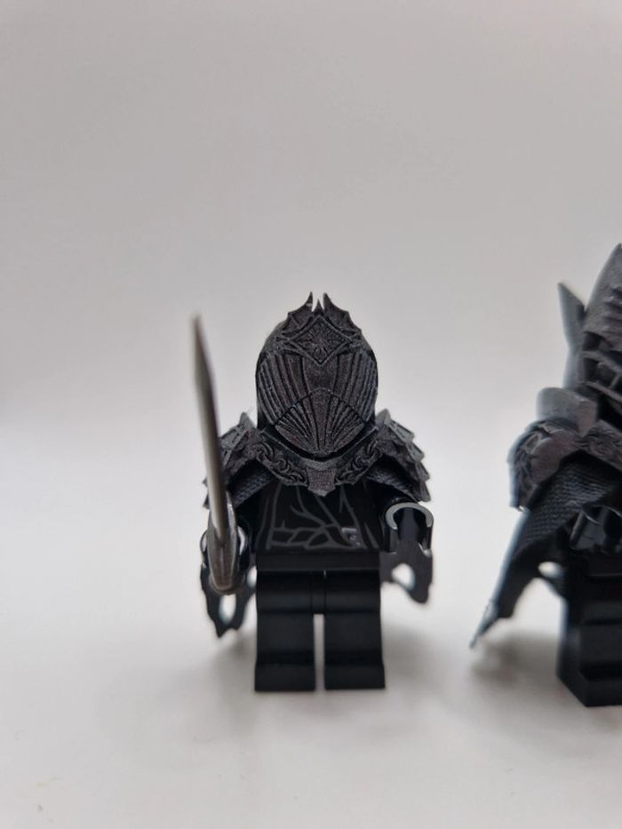 Figurines type lego 4 Nazgul custom 3d résine et peint seigneur des anneaux - photo numéro 5